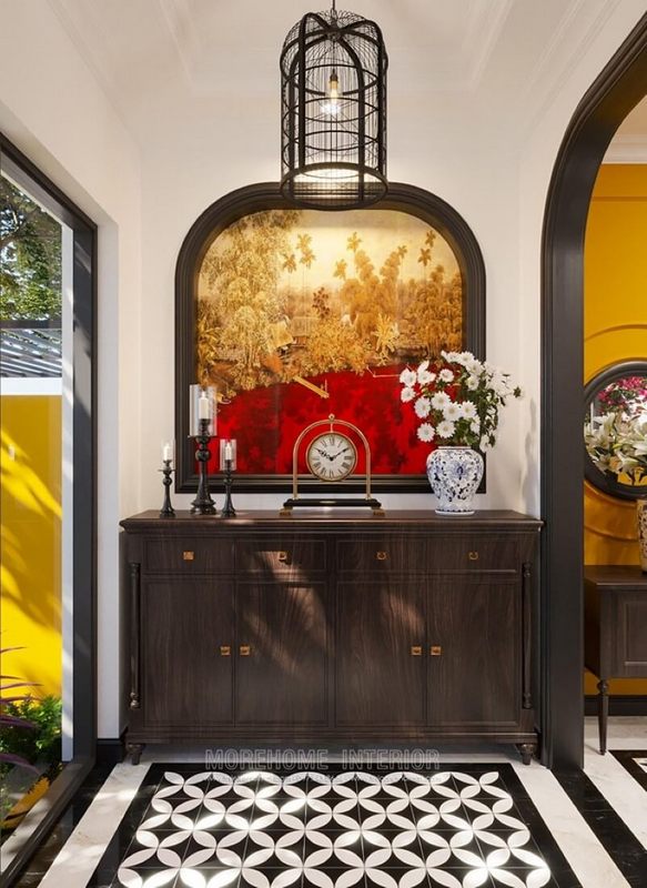 Sử dụng kệ tủ gỗ decor làm sản phẩm nội thất trang trí